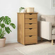 Vidaxl kast 34 x 39 x 61,5 cm massief vurenhout honingbruin