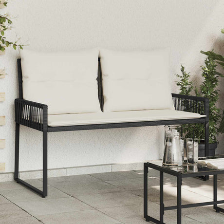 Vidaxl tuinbank 2 -seater 4 st 110 x 59 x 82 cm poly rattan