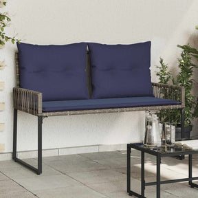 Vidaxl tuinbank 2 -seater 4 st 110 x 59 x 82 cm poly rattan