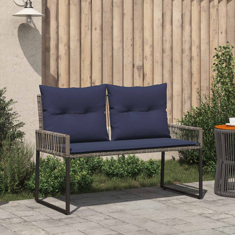 Vidaxl tuinbank 2 -seater 4 st 110 x 59 x 82 cm poly rattan