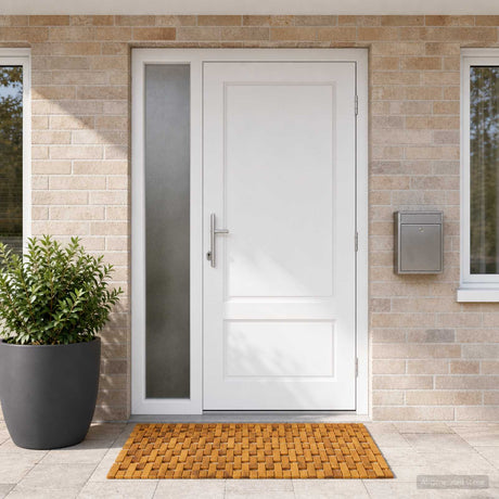Vidaxl badmatten naturel 55 x 80 cm massief acaciahout