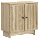 Vidaxl badkamer wastafelkast ede sonoma eiken 59,5 x 31,5 x 59 cm
