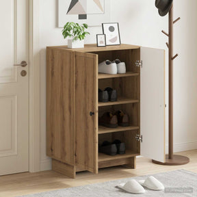 Vidaxl schoenenkast ede 59,5 x 39,5 x 90 cm bewerkt hout