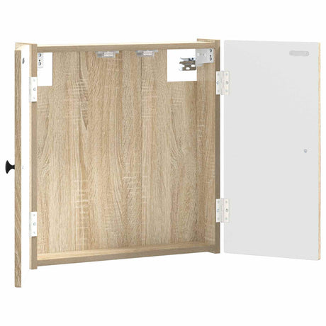 Vidaxl dartbord kabinet ede sonoma eiken 52,5 x 10,5 x 53,5 cm