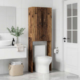 Vidaxl toiletkast ede oud hout 66 x 25,5 x 190 cm bewerkt hout