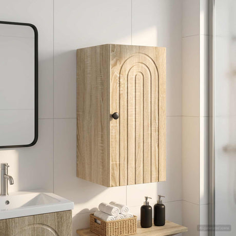 Vidaxl badkamer wandkast alkmaar sonoma eiken 30 x 31 x 59 cm