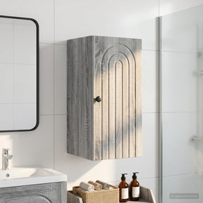 Vidaxl badkamer wandkast alkmaar grijs sonoma 30 x 31 x 59 cm