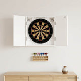 Vidaxl dartbord kabinet alkmaar wit 52,5 x 10,5 x 53,5 cm bewerkt hout