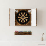 Vidaxl dartbord kabinet arnhem gerookt eiken 52,5 x 10,5 x 53,5 cm