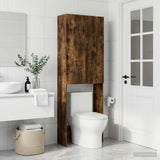 Vidaxl toiletkast alkmaar gerookt eiken 66 x 25,5 x 190 cm