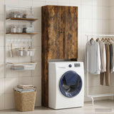Vidaxl toiletkast alkmaar gerookt eiken 66 x 25,5 x 190 cm