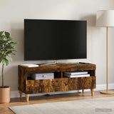 Vidaxl led tv-meubel alkmaar 100 x 35 x 43 cm gerookt eiken