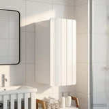 Vidaxl badkamer wandkast zwolle hoogglans wit 30 x 31 x 63 cm