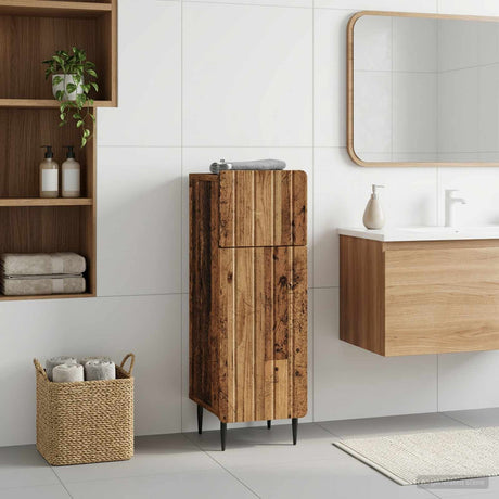 Vidaxl badkamer opbergkast zwolle oud hout 30 x 31 x 79,5 cm