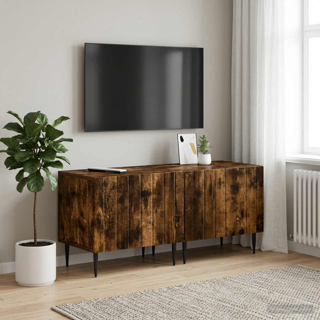 Vidaxl tv-meubel gerookt eiken bewerkt hout