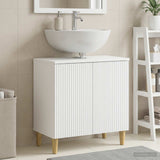 Vidaxl badkamer wastafelkast arnhem wit 59,5 x 31,5 x 59 cm