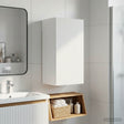 Vidaxl badkamer wandkast arnhem wit 30 x 31 x 59 cm bewerkt hout