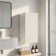 Vidaxl badkamer wandkast arnhem hoogglans wit 30 x 31 x 59 cm