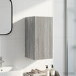 Vidaxl badkamer wandkast arnhem grijs sonoma 30 x 31 x 59 cm
