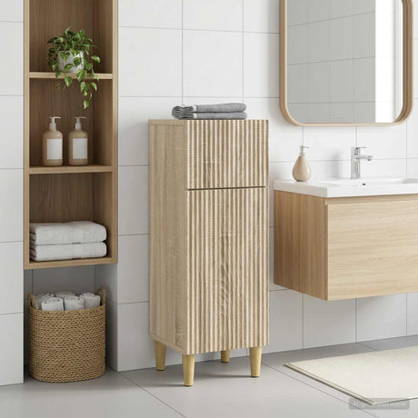 Vidaxl badkamer opbergkast arnhem sonoma eiken 30 x 31 x 80 cm