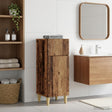 Vidaxl badkamer opbergkast arnhem oud hout 30 x 31 x 80 cm