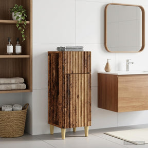 Vidaxl badkamer opbergkast arnhem oud hout 30 x 31 x 80 cm