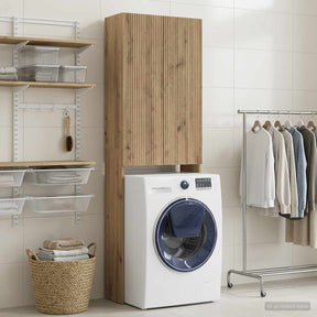 Vidaxl toiletkast arnhem artisanaal eiken 66 x 25,5 x 190 cm