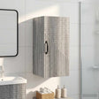 Vidaxl badkamer wandkast haarlem grijs sonoma 30 x 31 x 59 cm
