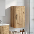 Vidaxl badkamer wandkast haarlem artisanaal eiken 30 x 31 x 59 cm