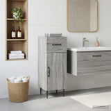 Vidaxl badkamer opbergkast haarlem grijs sonoma 30 x 31 x 80 cm