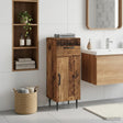 Vidaxl badkamer opbergkast haarlem oud hout 30 x 31 x 80 cm