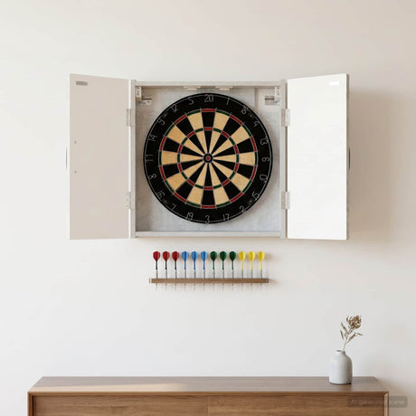Vidaxl dartbord kabinet hoorn betongrijs 52,5 x 10,5 x 53,5 cm