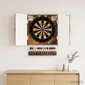 Vidaxl dartbord kabinet haarlem gerookt eiken 52,5 x 10,5 x 53,5 cm
