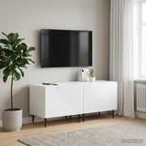 Vidaxl tv-meubel hoogglans wit bewerkt hout