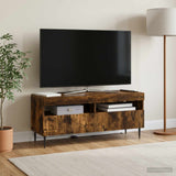 Vidaxl led tv-meubel haarlem 100 x 35 x 43 cm gerookt eiken