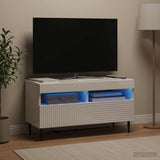 Vidaxl led tv-meubel haarlem 81 x 35 x 43 cm hoogglans wit