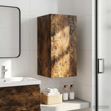 Vidaxl badkamer wandkast delft gerookt eiken 30 x 31 x 59 cm