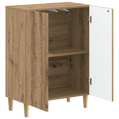 Vidaxl badkamer opbergkast delft artisanaal eiken 59,5 x 31 x 80 cm