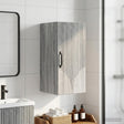 Vidaxl badkamer wandkast hoorn grijs sonoma 30 x 31 x 59 cm