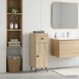 Vidaxl badkamer opbergkast breda sonoma eiken 30 x 31 x 80 cm