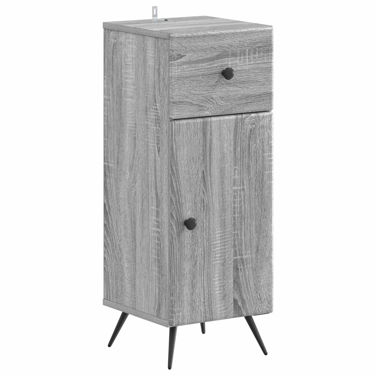 Vidaxl badkamer opbergkast breda grijs sonoma 30 x 31 x 80 cm