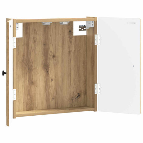 Vidaxl dartbord kabinet breda artisanaal eiken 52,5 x 10,5 x 53,5 cm