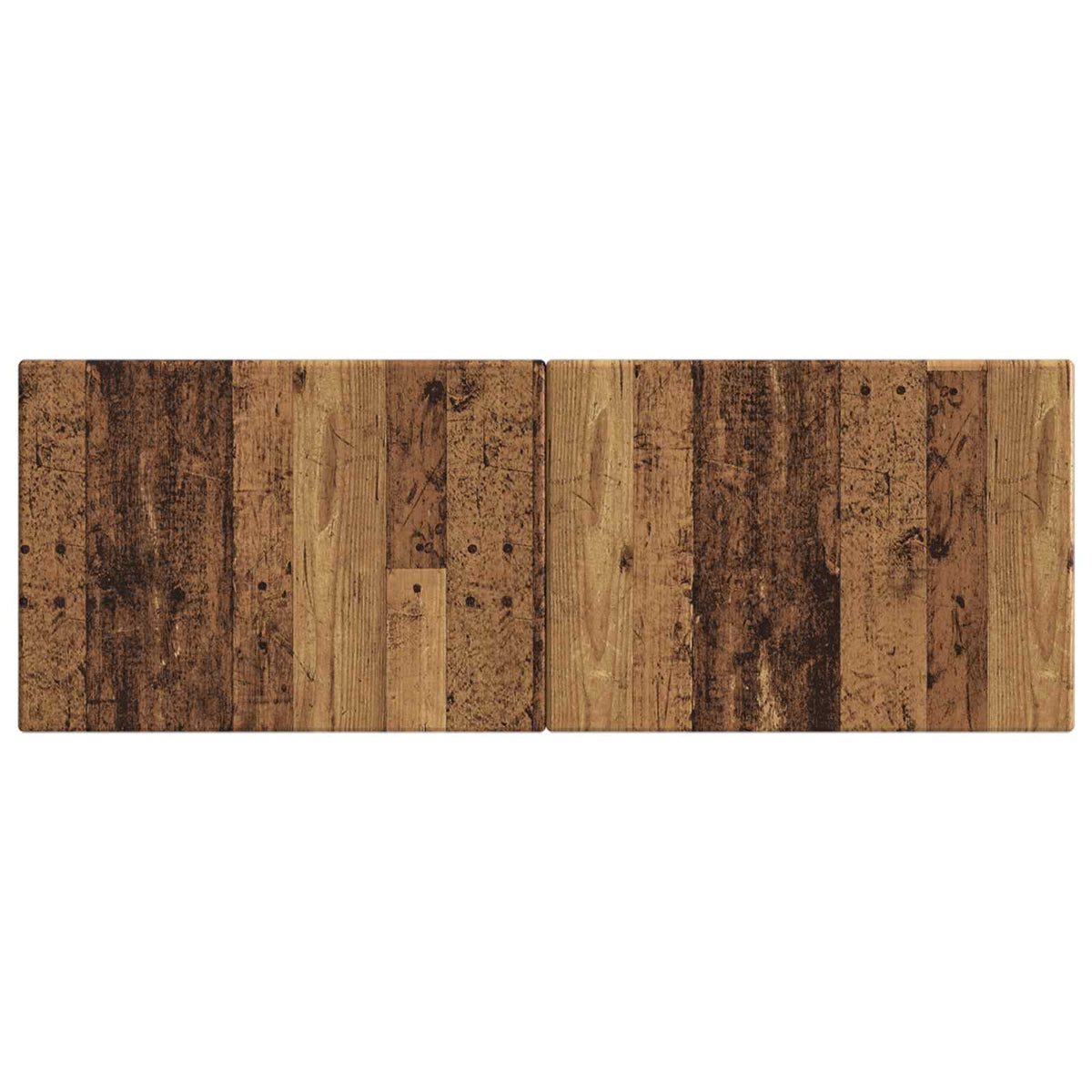 Vidaxl wandgemonteerd hoofdeinde breda oud hout bewerkt hout