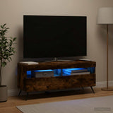 Vidaxl led tv-meubel gerookt eiken bewerkt hout