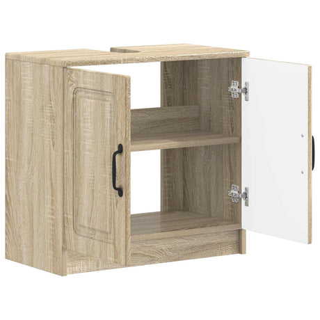 Vidaxl badkamer wastafelkast utrecht sonoma eiken 59,5 x 31,5 x 59 cm