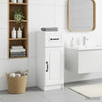 Vidaxl badkamer opbergkast utrecht hoogglans wit 30 x 31 x 77 cm