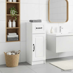 Vidaxl badkamer opbergkast utrecht hoogglans wit 30 x 31 x 77 cm