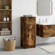 Vidaxl badkamer opbergkast utrecht gerookt eiken 30 x 31 x 77 cm