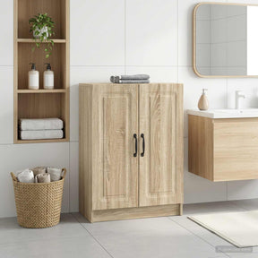 Vidaxl badkamer opbergkast utrecht sonoma eiken 59,5 x 31 x 77 cm