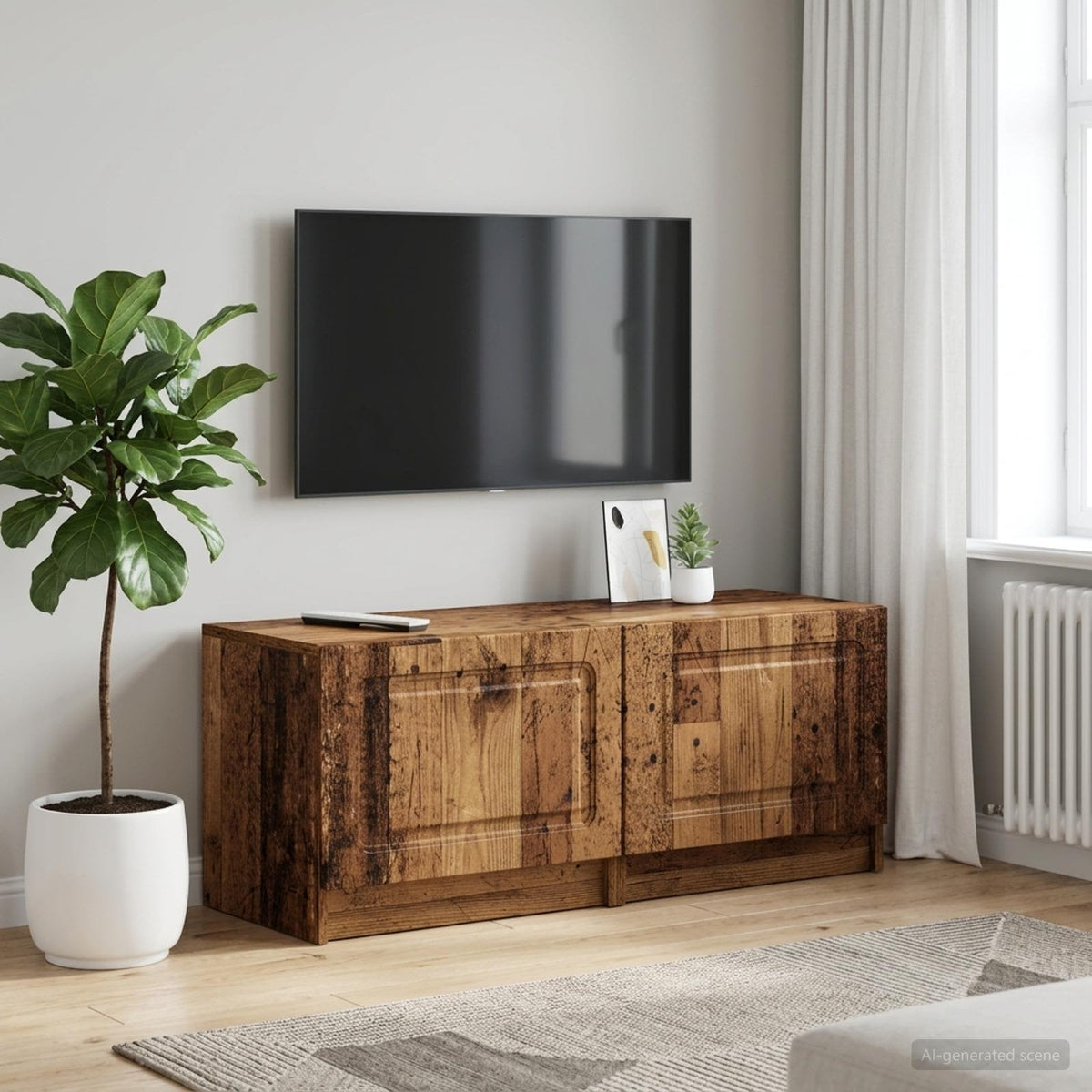 Vidaxl tv-meubel oud hout bewerkt hout